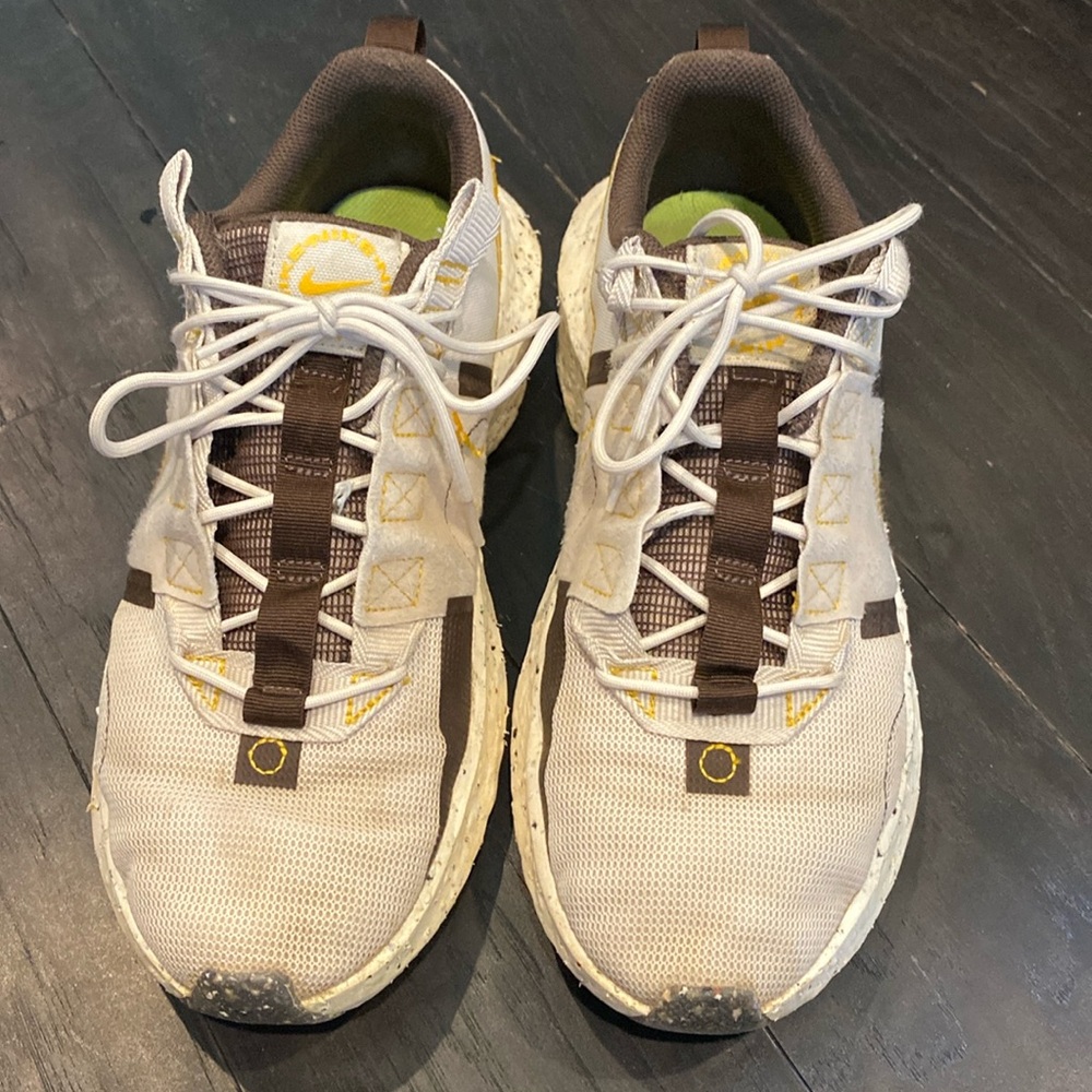 Nike Crater Impact Mens Shoes Size 10, Color: Grey/Brown/Gold